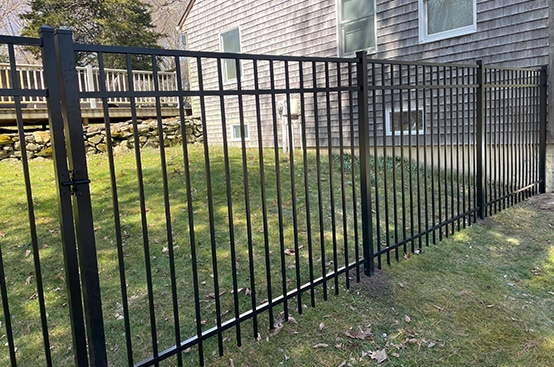 Aluminum Metal Fence Installation in Providence, Rhode Island