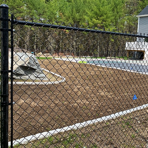 Chain Link Fence installation in Rhode Island