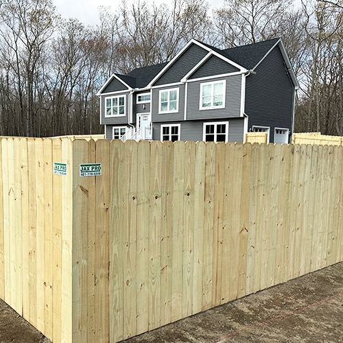 Wood Fence installation in Rhode Island